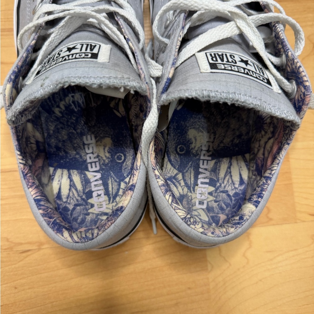 Converse All Star Gray Low Top Sneakers - Picture 6 of 7